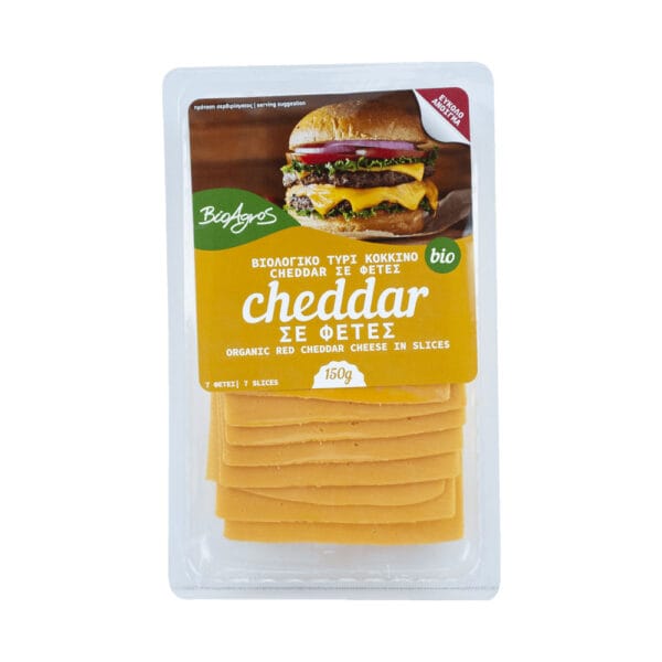 Τυρί Cheddar σε Φέτες 150g Βιοαγρός Bio - 221029906