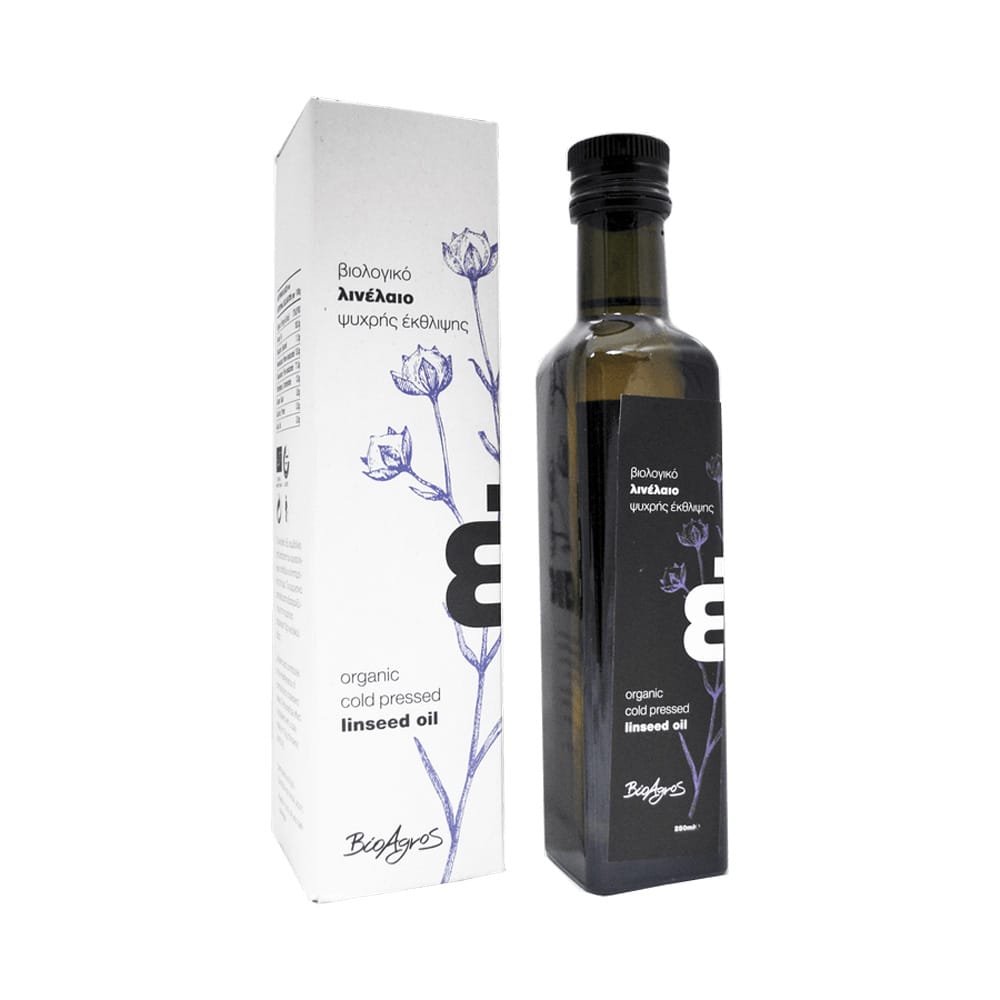 Λινέλαιο Ψυχρής Έκθλιψης 250 mL Βιοαγρός Bio - 221218004