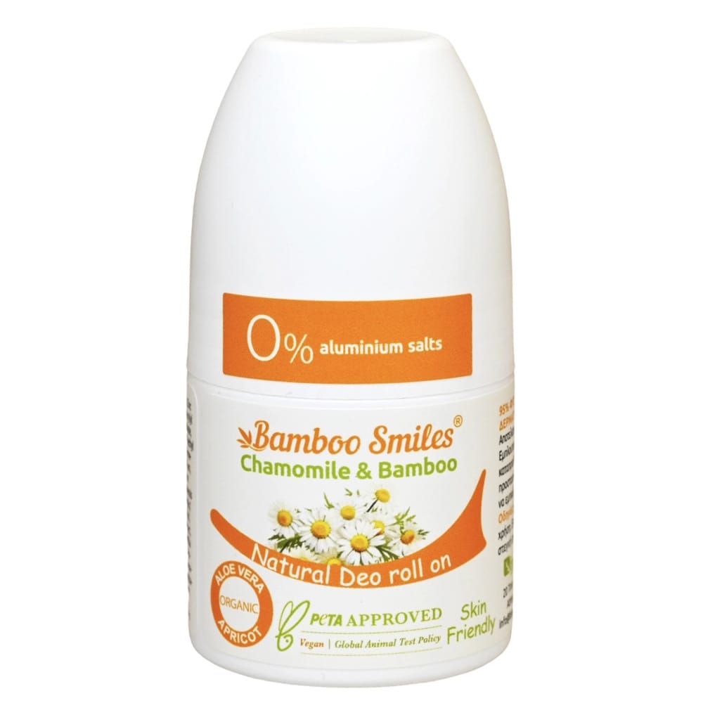 Bamboo Smiles Αποσμητικό σε Roll-On 50 mL Χαμομήλι - BS39
