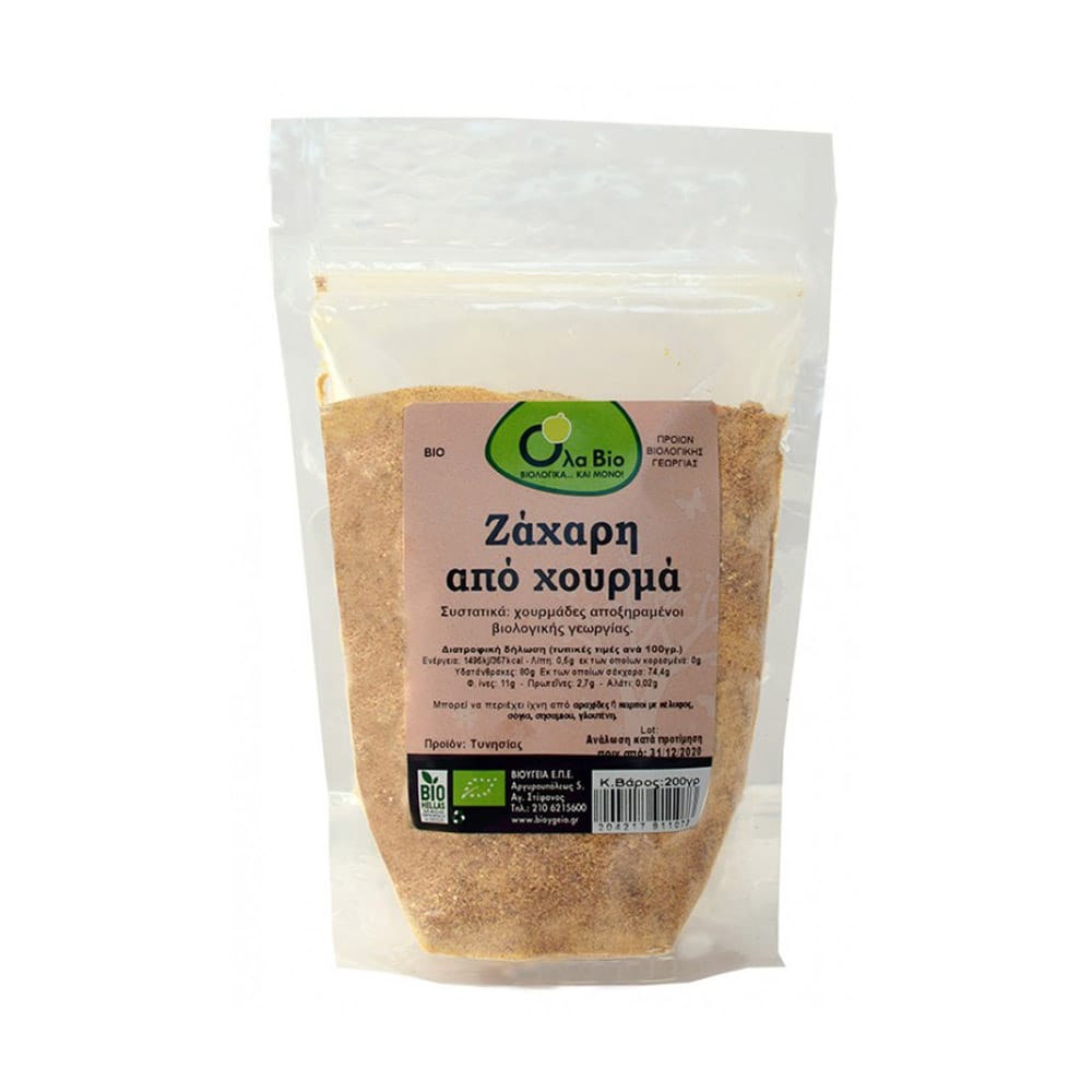 Ζαχαρη Χουρμα Bio 200Γρ - ΒΙΟ179