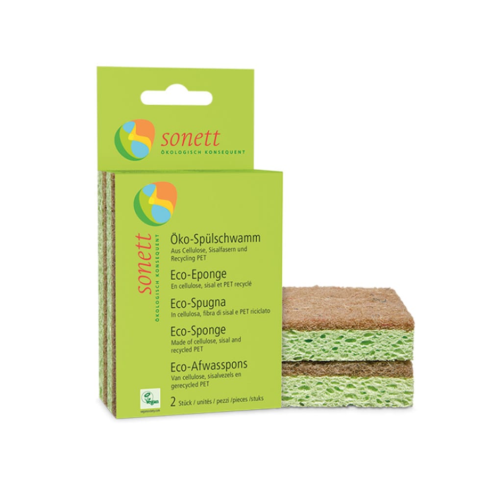 Σφουγγαρακι Οικολογικο Για Πλυσιμο Πιατων 2Τεμ - ΣΟΝ012