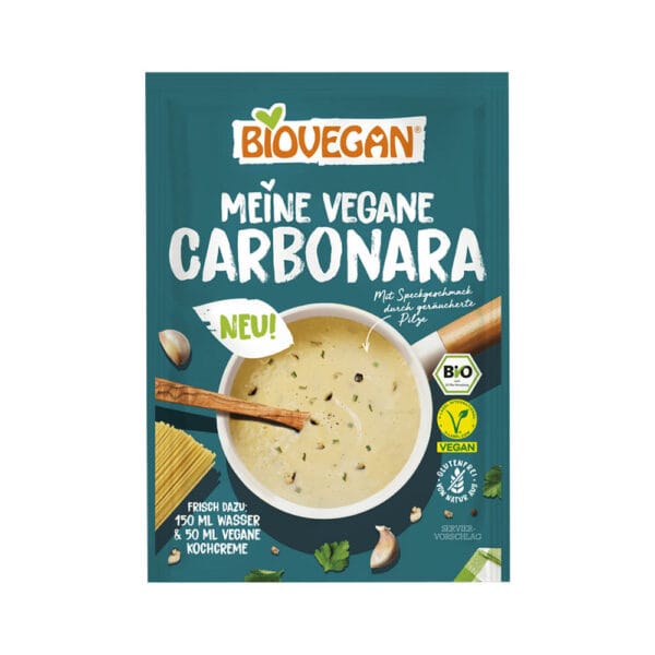 Σάλτσα Carbonara Vegan χωρίς γλουτένη 27g Biovegan Bio - 221029911