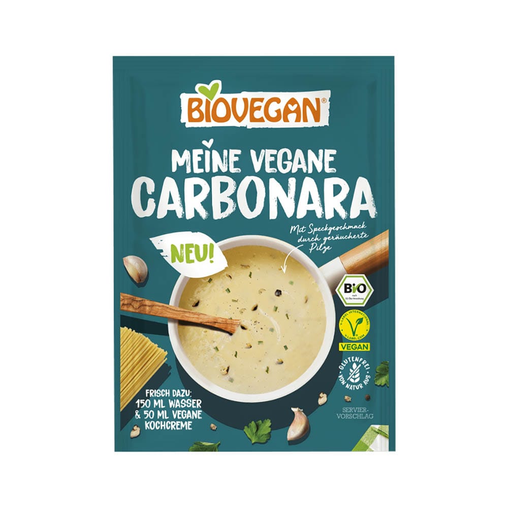 Σάλτσα Carbonara Vegan χωρίς γλουτένη 27g Biovegan Bio - 221029911