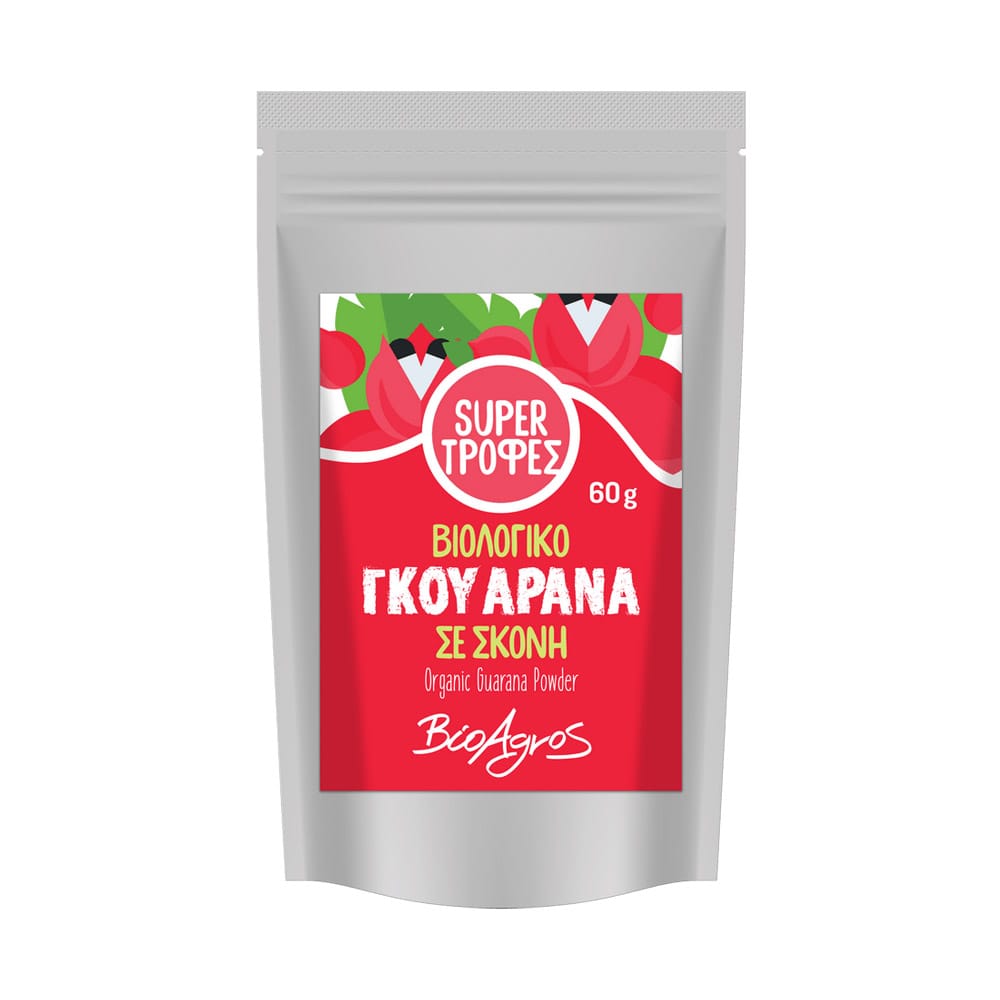 Υπερτροφή Γκουαρανά σε σκόνη 60g Βιοαγρός Bio - 221200062