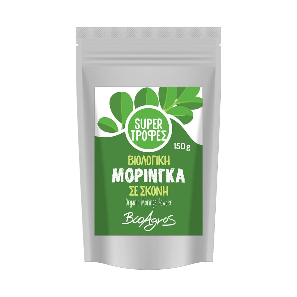 Υπερτροφή Μορίνγκα σε σκόνη 150g Βιοαγρός Bio - 221200055