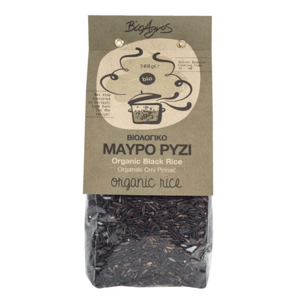 Ρύζι Μαύρο 500g Βιοαγρός Bio - 121034005
