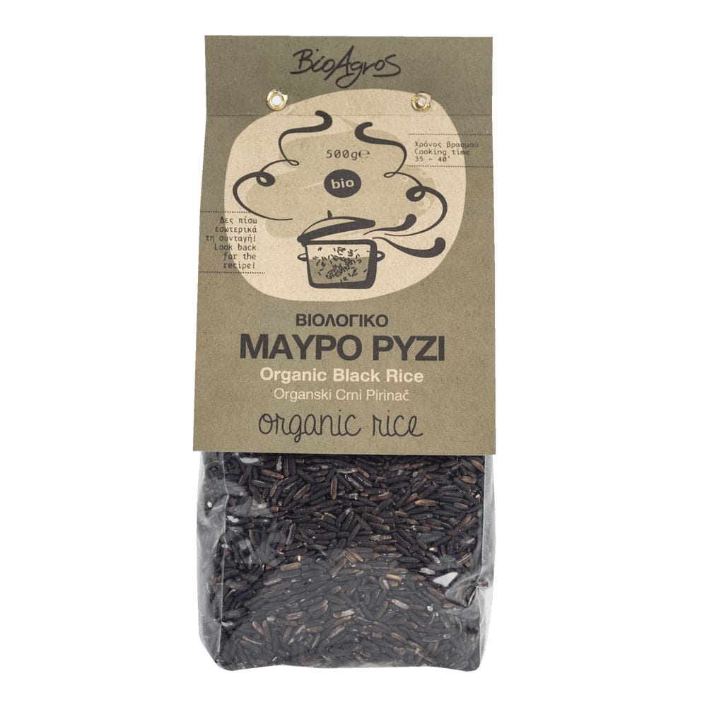 Ρύζι Μαύρο 500g Βιοαγρός Bio - 121034005