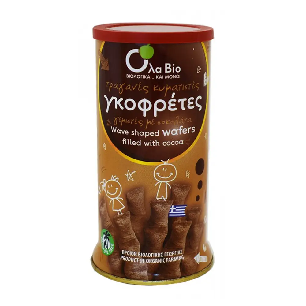 Γκοφρετες Γεμιστες Με Σοκολατα (Πουρακια) Βιο 140 Γραμ. - ΒΙΟ393