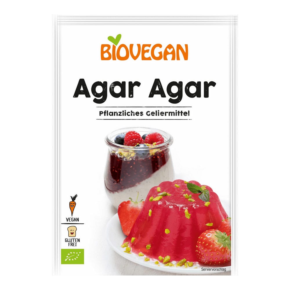 Φυτική Ζελατίνη Αγάρ Αγάρ χωρίς γλουτένη 18g Biovegan Bio - 221029214