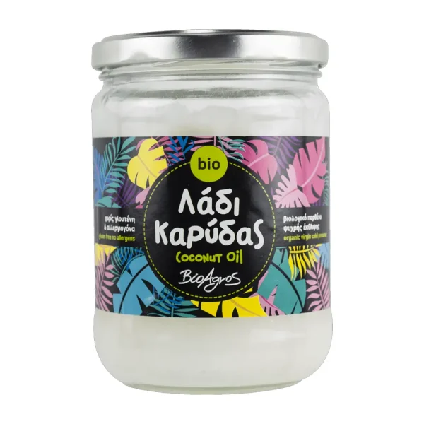 Λάδι Καρύδας Παρθένο 400g Βιοαγρός Bio Χωρίς Γλουτένη - 221218001