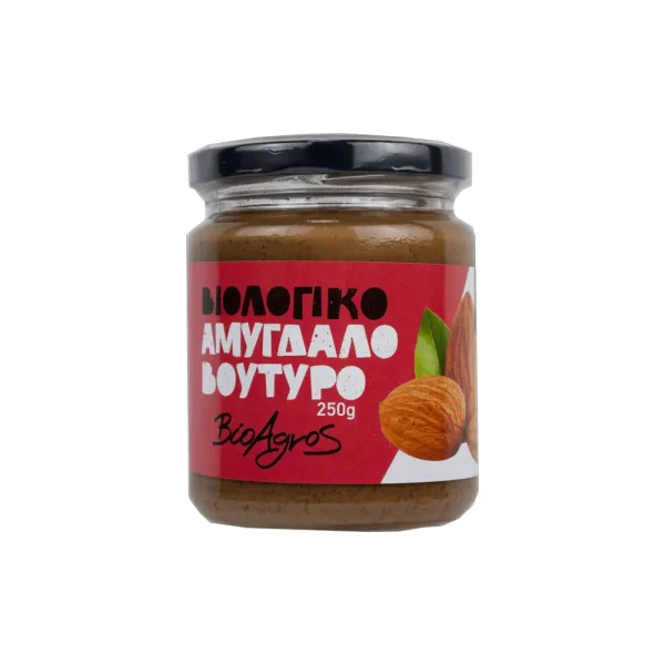 Αμυγδαλοβούτυρο Ολικής Άλεσης χωρίς αλάτι 250g Βιοαγρός Bio - 211011618