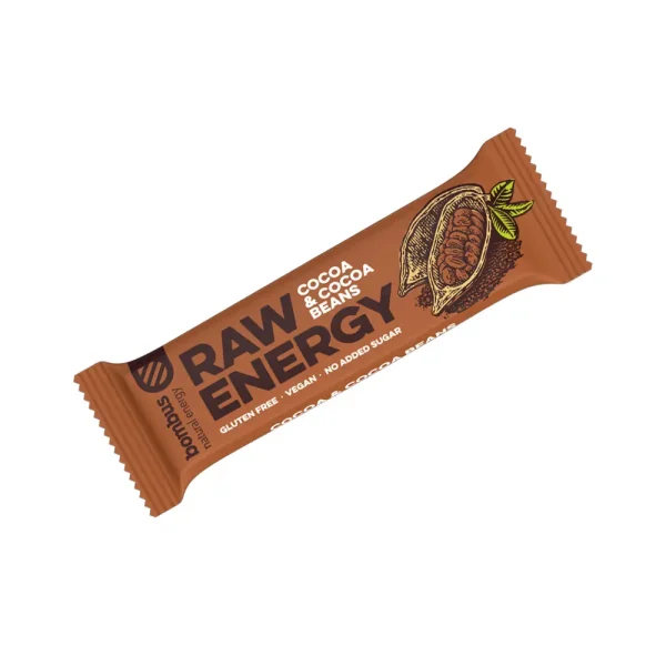 Μπάρα Ενέργειας Raw με Κακάο & Σπόρους Κακάο 50g Bombus - 168261012