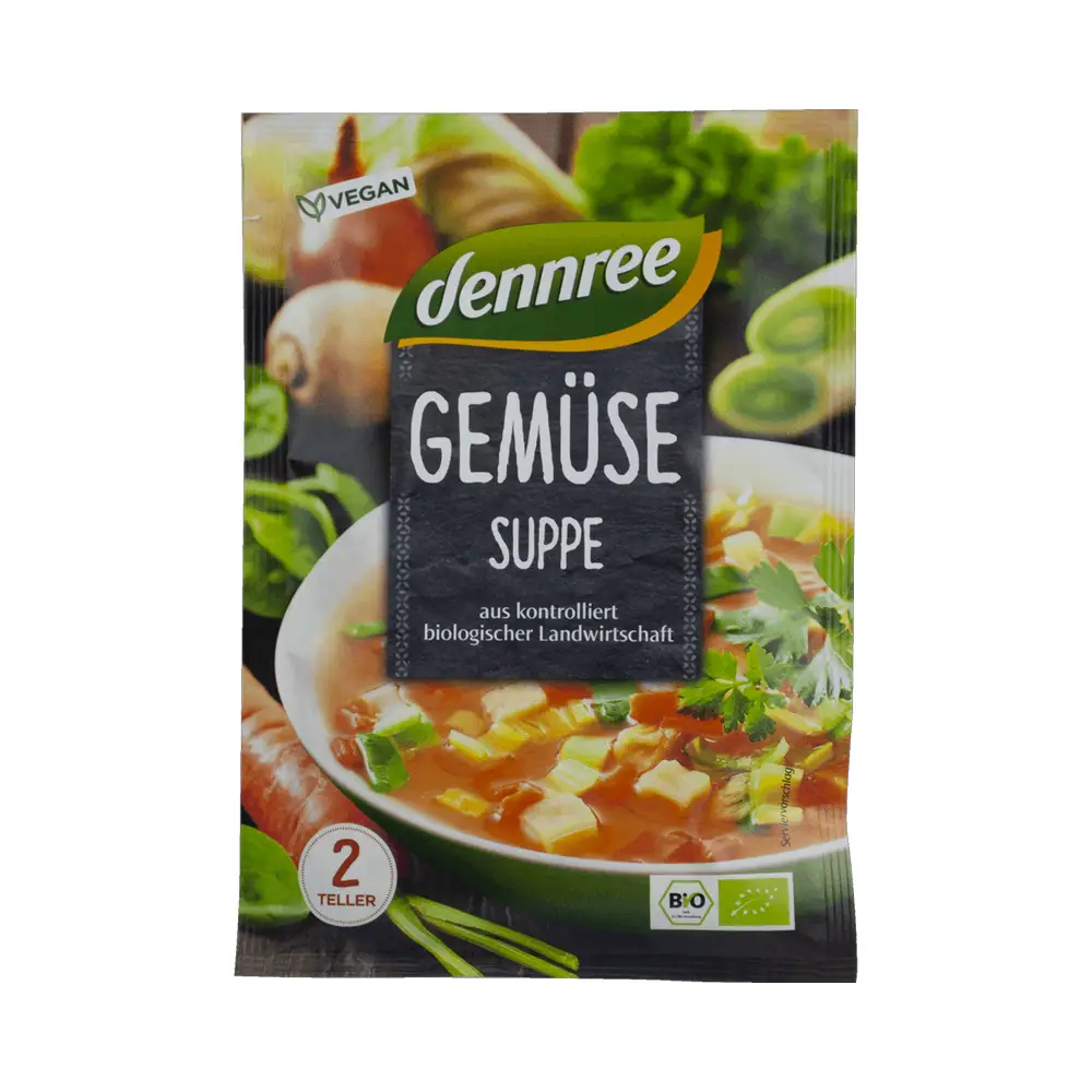 Vegan Σούπα Λαχανικών 40g Dennree Bio - 221009144