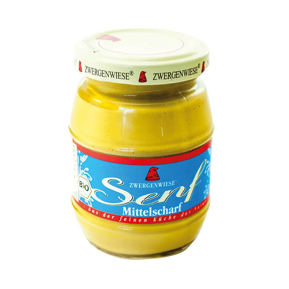 Μουστάρδα Πικάντικη χωρίς γλουτένη 160g Zwergenwiese Bio - 221029104