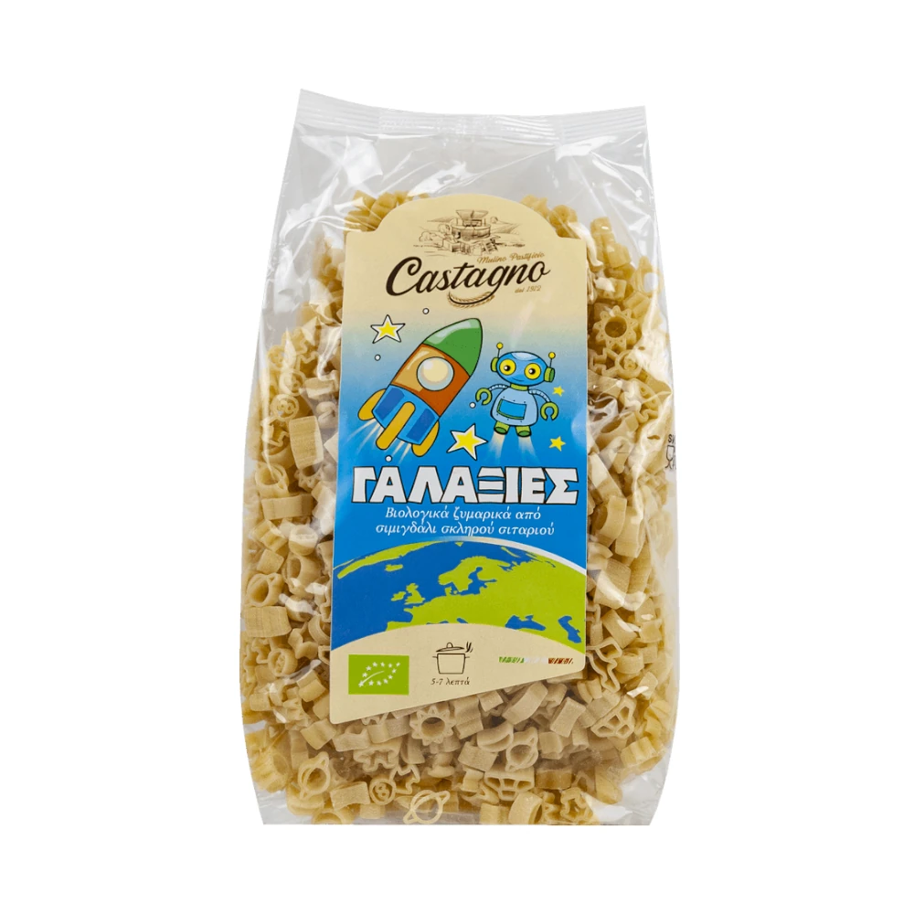 Παιδικά Ζυμαρικά Διάστημα 500g Castagno Bio - 221009941