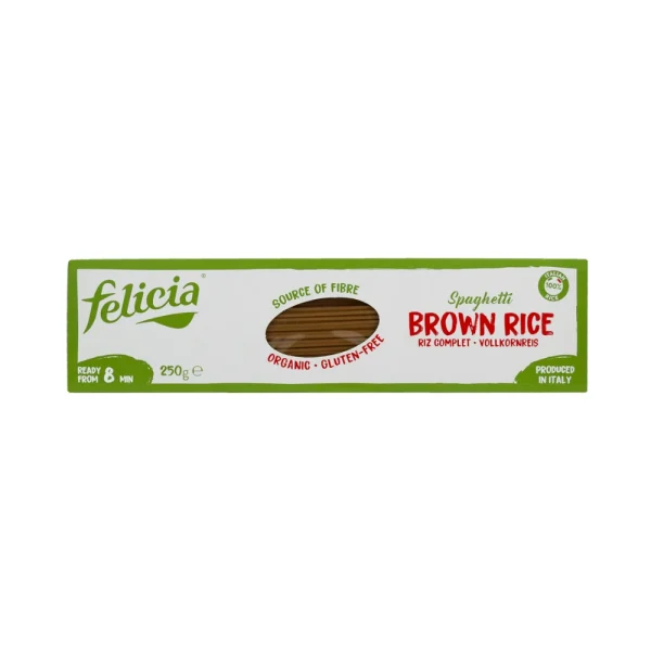 Σπαγγέτι Καστανού Ρυζιού χωρίς γλουτένη 250g Felicia Bio - 221029597