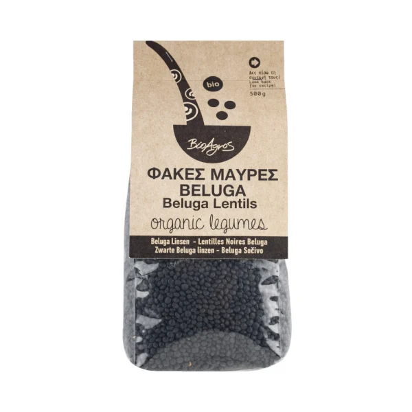 Φακές Μαύρες Beluga 500g Βιοαγρός Bio - 221011710