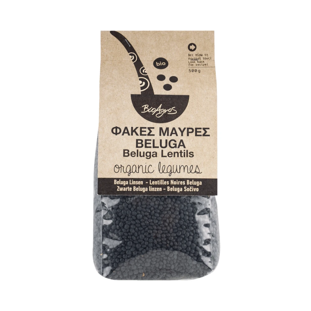 Φακές Μαύρες Beluga 500g Βιοαγρός Bio - 221011710