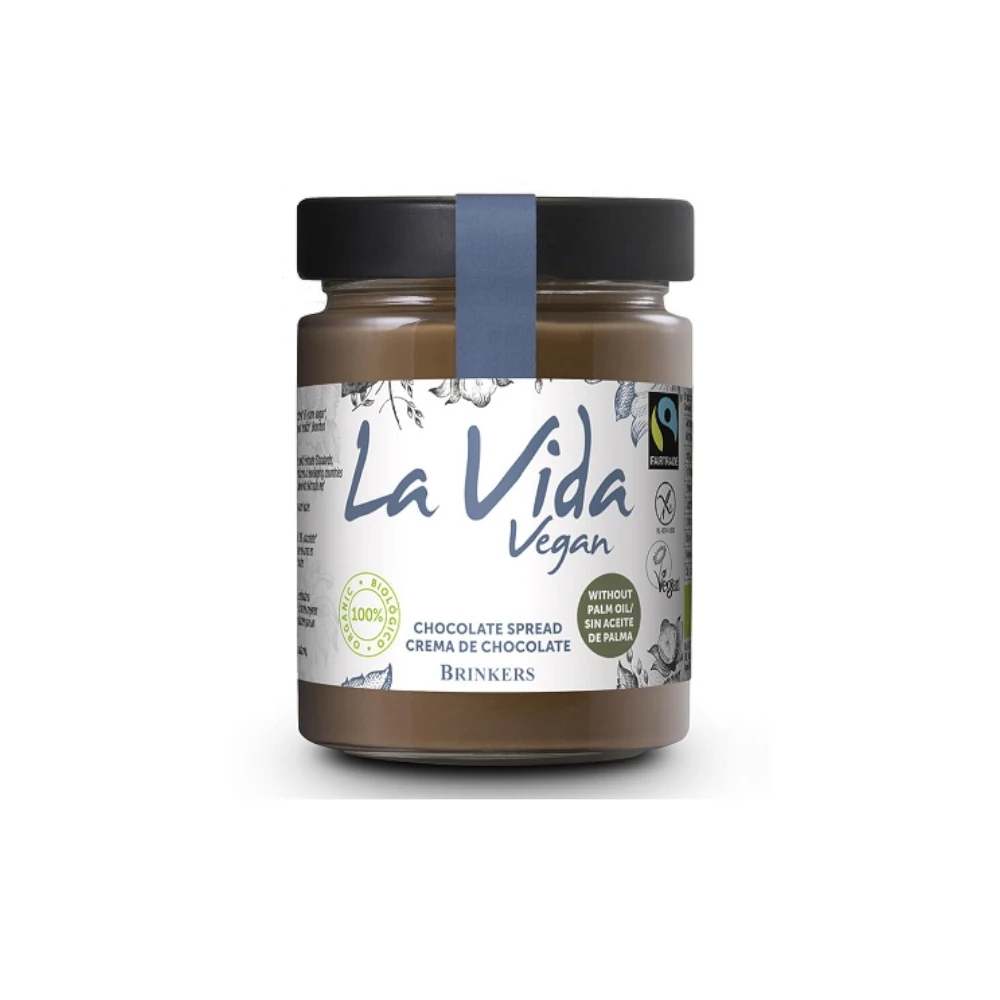 Επάλειμμα Σοκολάτας χωρίς γλουτένη 270g La Vida Vegan Bio - 130002001