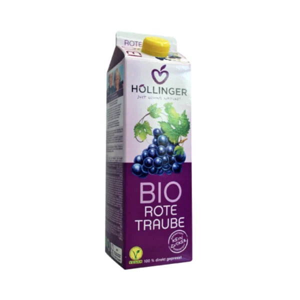 Χυμός Κόκκινο Σταφύλι χωρις ζάχαρη 1L Hollinger Bio - 223130002