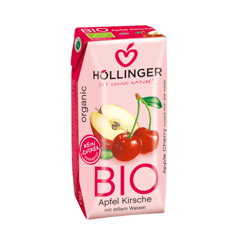 Χυμός Μήλο & Κεράσι χωρίς ζάχαρη 200 mL Hollinger Bio - 223130008