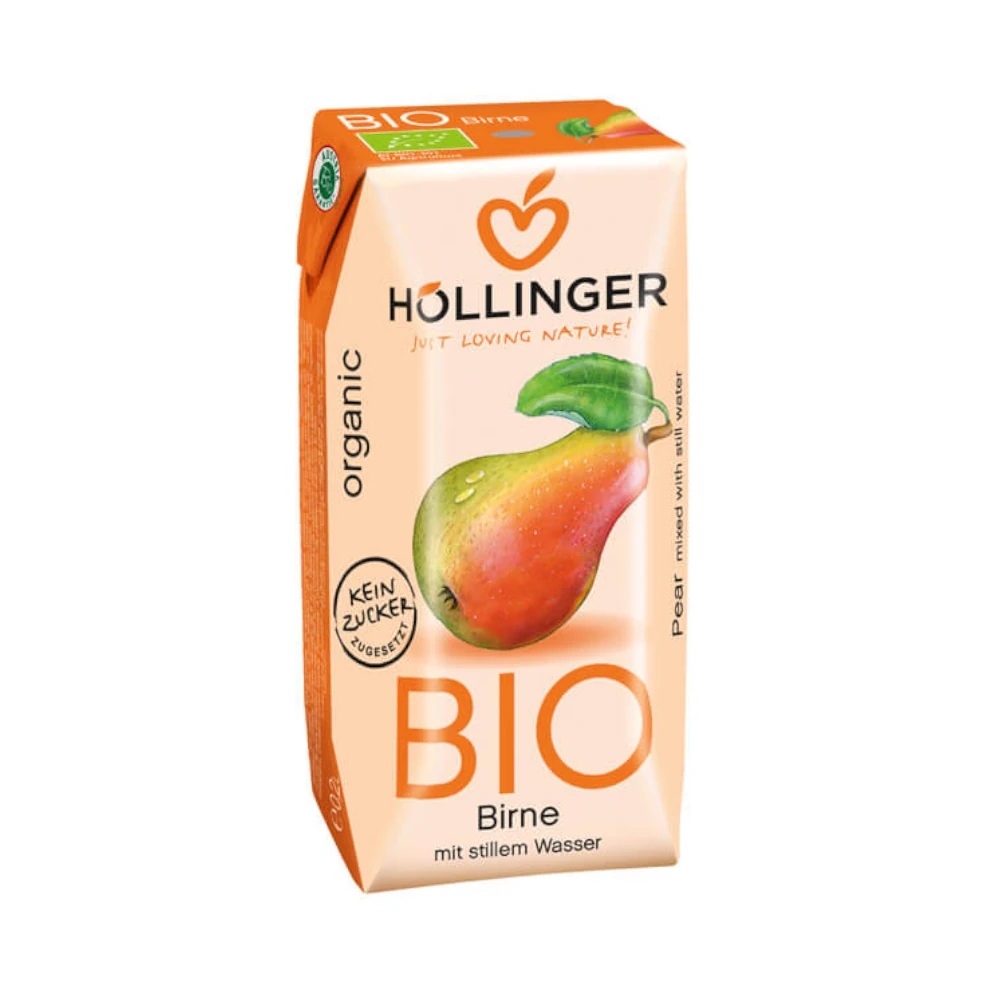 Χυμός Αχλάδι χωρις ζάχαρη 200 mL Hollinger Bio - 223130011