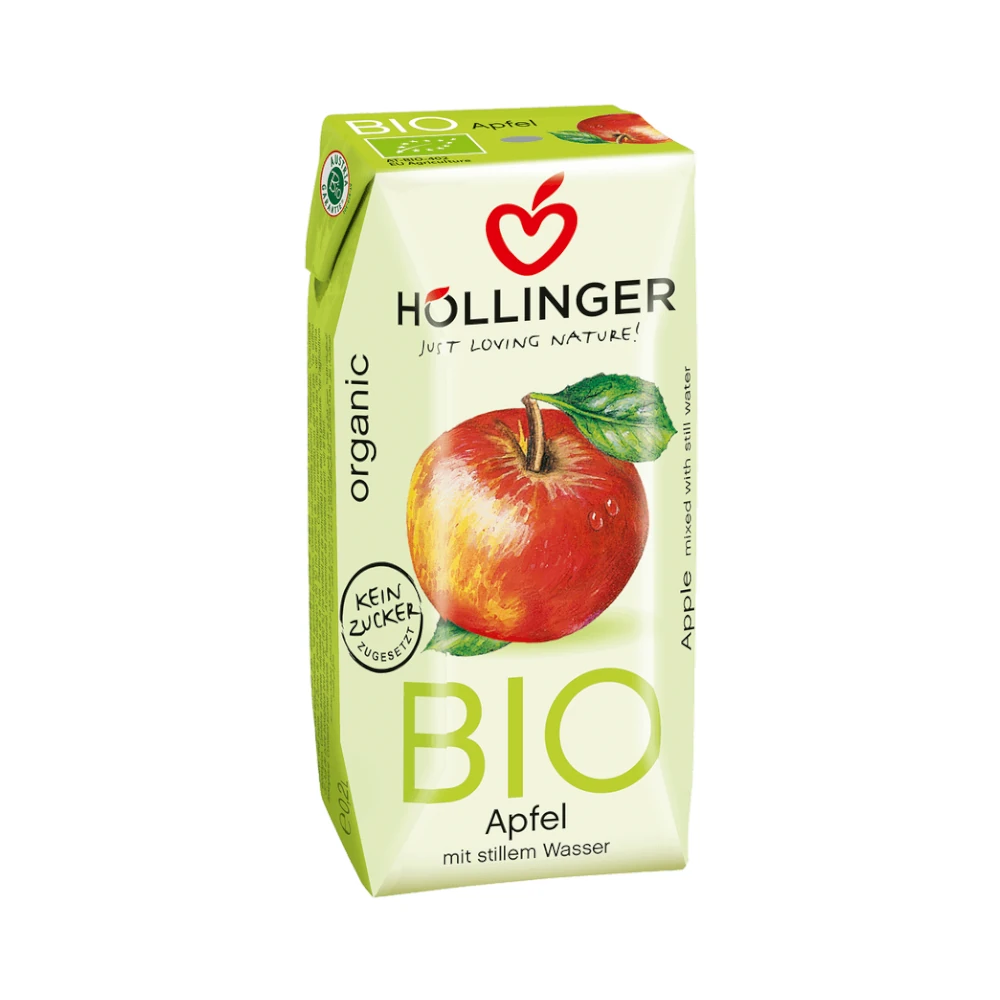 Χυμός Μήλο χωρίς ζάχαρη 200 mL Hollinger Bio - 223130007