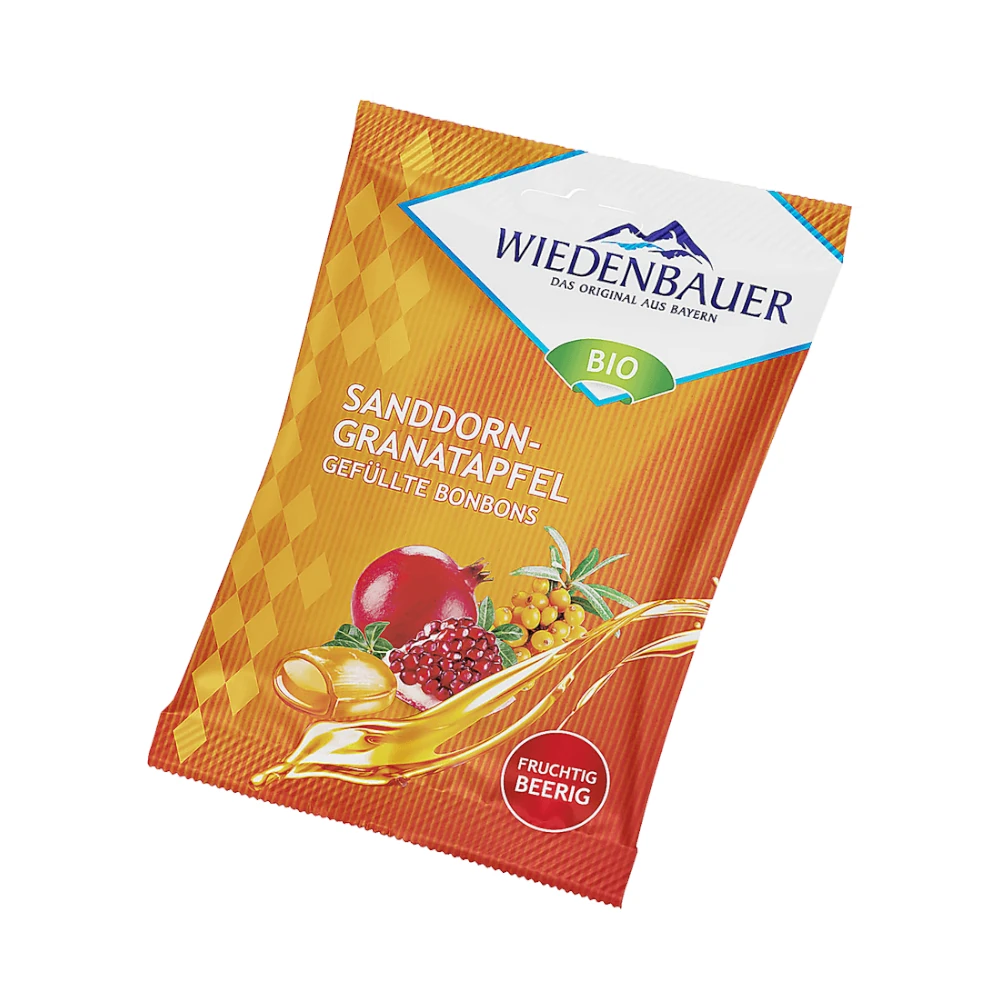 Καραμέλες με Ιπποφαές & Ρόδι 75g Wiedenbauer Bio - 221029648