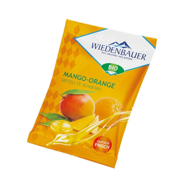 Καραμέλες με Μάνγκο & Πορτοκάλι 75g Wiedenbauer Bio - 221029646