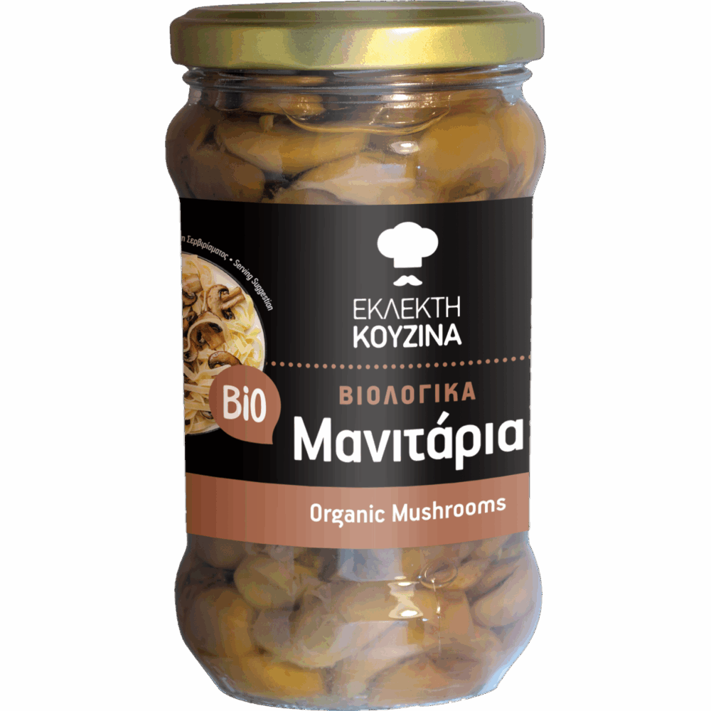 Μανιτάρια Κομμένα σε βάζο 280g Εκλεκτή Κουζίνα Bio - 211011606