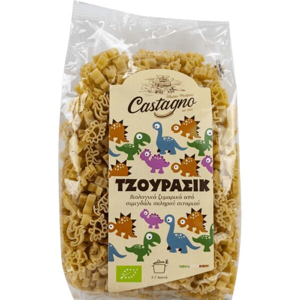 Παιδικά Ζυμαρικά Δεινοσαυράκια 500g Castagno Bio - 221009940