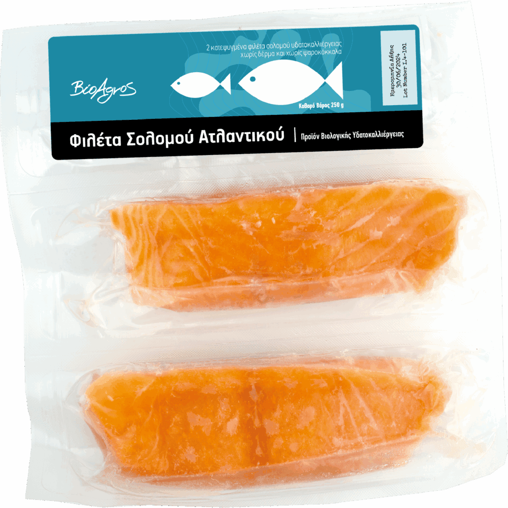 Κατεψυγμένο Φιλέτο Σολομού 2x125g Βιοαγρός Bio - 221023083