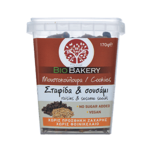 Οικοπάλ Μπισκότα Σταφίδα & Σουσάμι 170 γ Bio  - 0010052