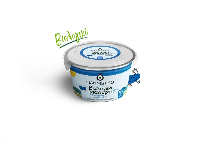 Γιαούρτι Βιολογικό Στραγγιστό Αγελαδινό 10% (Τσαντίλα) - 71.63