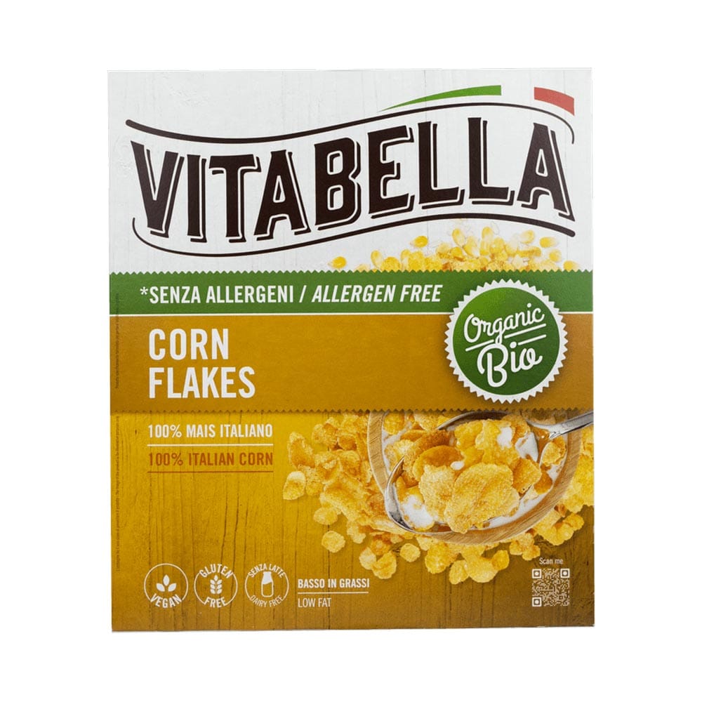 Νιφάδες Καλαμποκιού χωρίς γλουτένη 225g Vitabella Bio