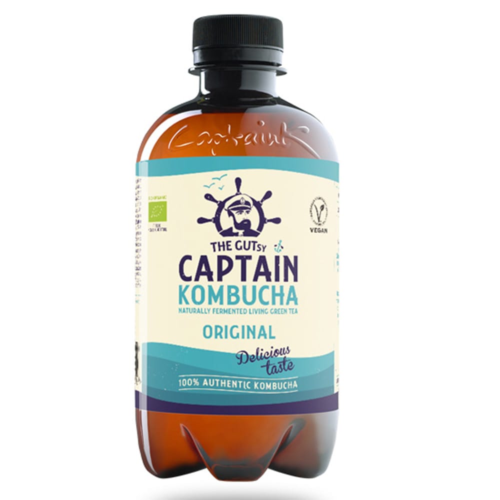 Κομπούχα Φυσική Γεύση Captain Kombucha 400ml Βιολογική & Προβιοτική Κ0601001