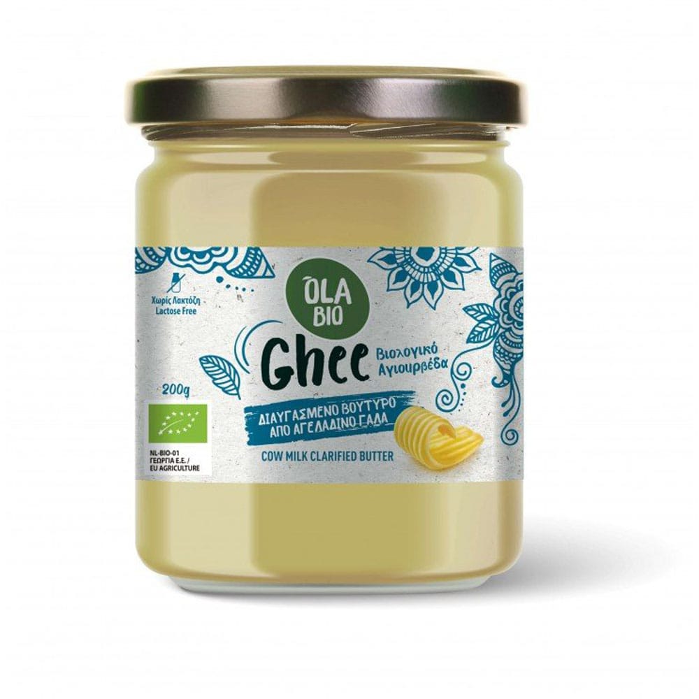 Ghee-Βιολογικό-Βούτυρο-Αγελάδας-200g-Καθαρισμένο-Βούτυρο-Χωρίς-Λακτόζη-ΒΙΟ590