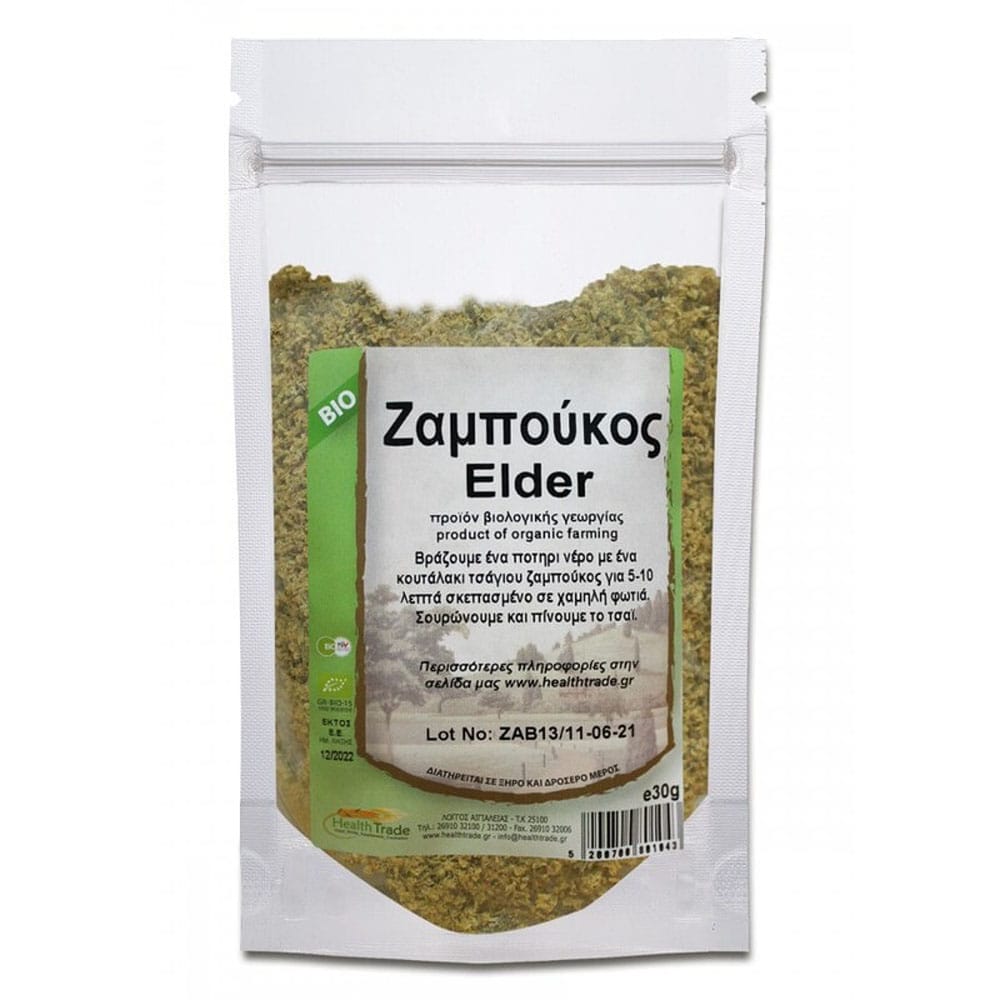 Ζαμπούκος BIO HealthTrade 30gr Βιολογικό Βότανο για Ρόφημα & Ενίσχυση Ευεξίας
