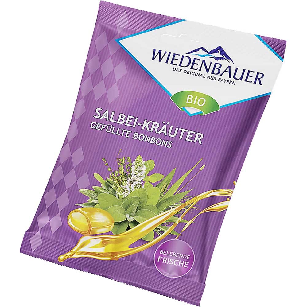 Καραμέλες με Φασκόμηλο & Βότανα 75g Wiedenbauer Bio 221029651