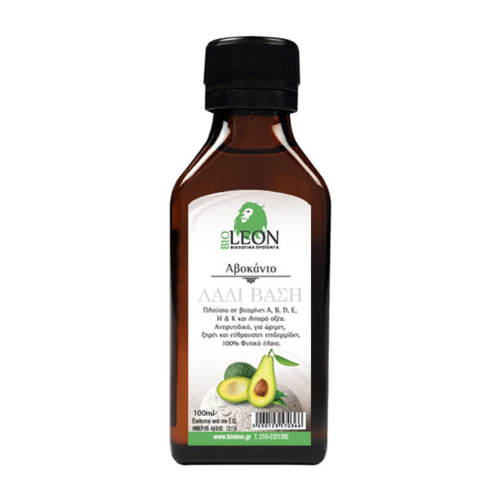 BioLeon Λάδι Αβοκάντο 100ml – Φυσική Ενυδάτωση & Αντιγηραντική Φροντίδα - LN1000017