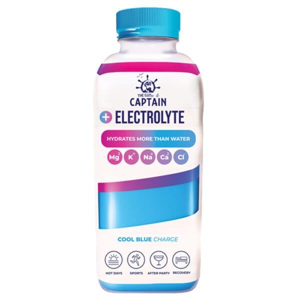 Ηλεκτρολύτες Energy Drink Cool Blue Με Γεύση Ρασμπερι 600ml – Captain Kombucha K06NN050